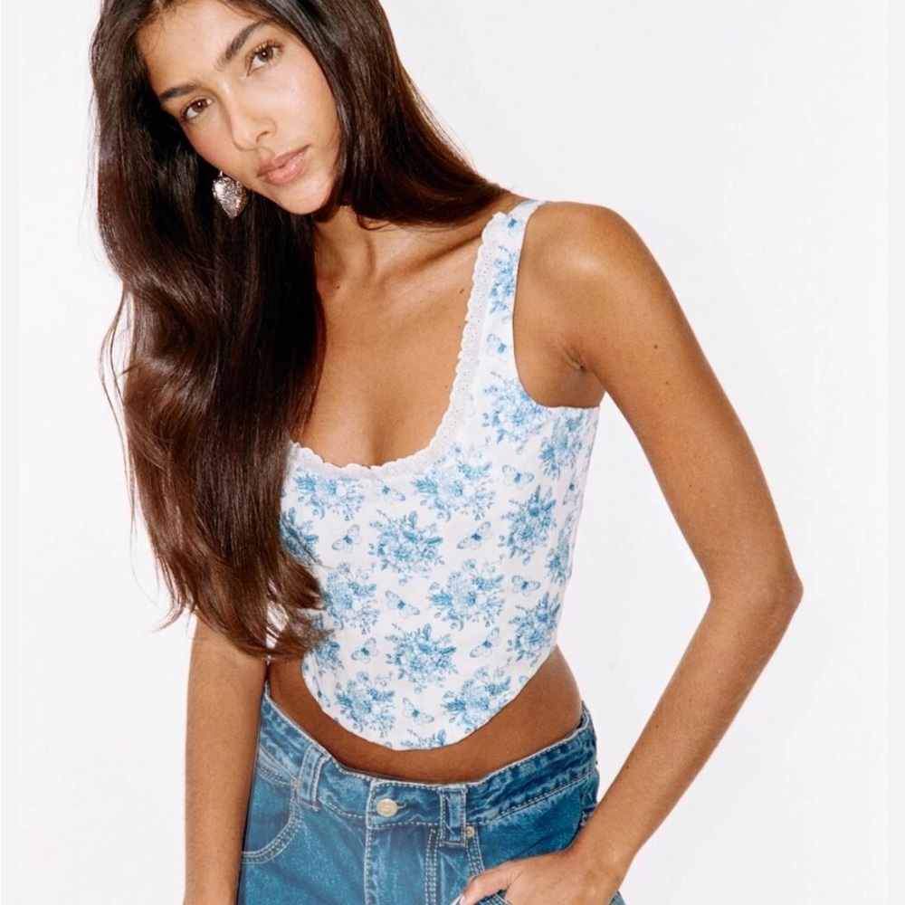 With Jean Cindy Corset in Toile Papillon